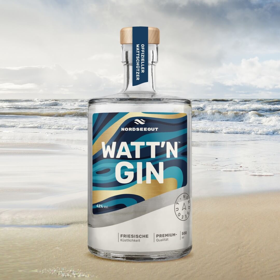 WATT`N GIN - Nordsee Dry Gin 3x 0,5 l