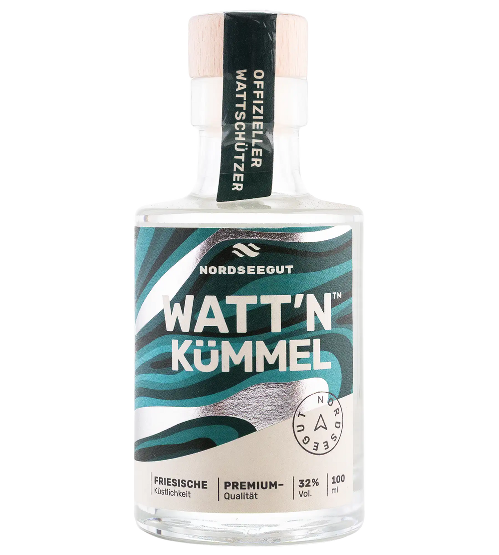 WATT’N KÜMMEL 0,1 l Probierflasche – norddeutscher Kümmel mit 32 % vol