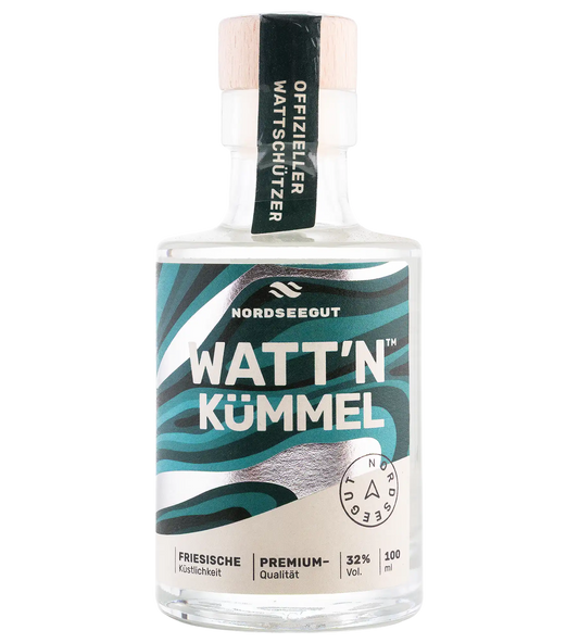 WATT’N KÜMMEL 0,1 l Probierflasche – norddeutscher Kümmel mit 32 % vol