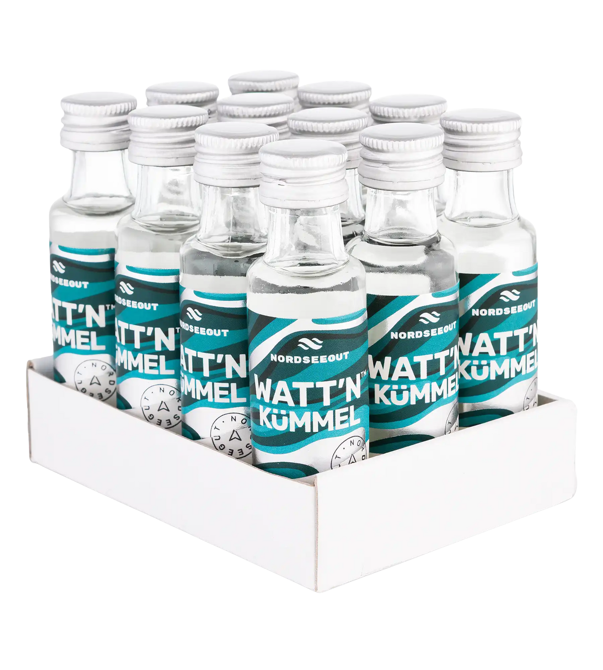 WATT’N KÜMMEL Tray mit 12 Fläschchen à 2 cl