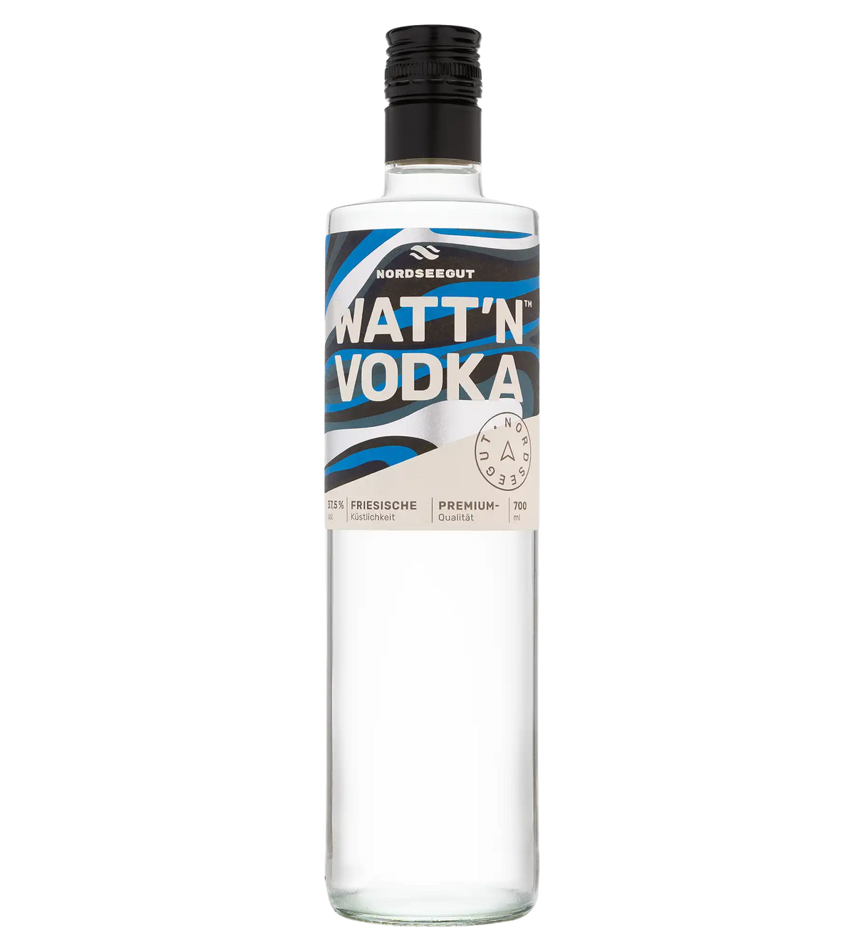 WATT’N VODKA 0,7 l – klarer Vodka mit 37,5 % vol aus Nordfriesland