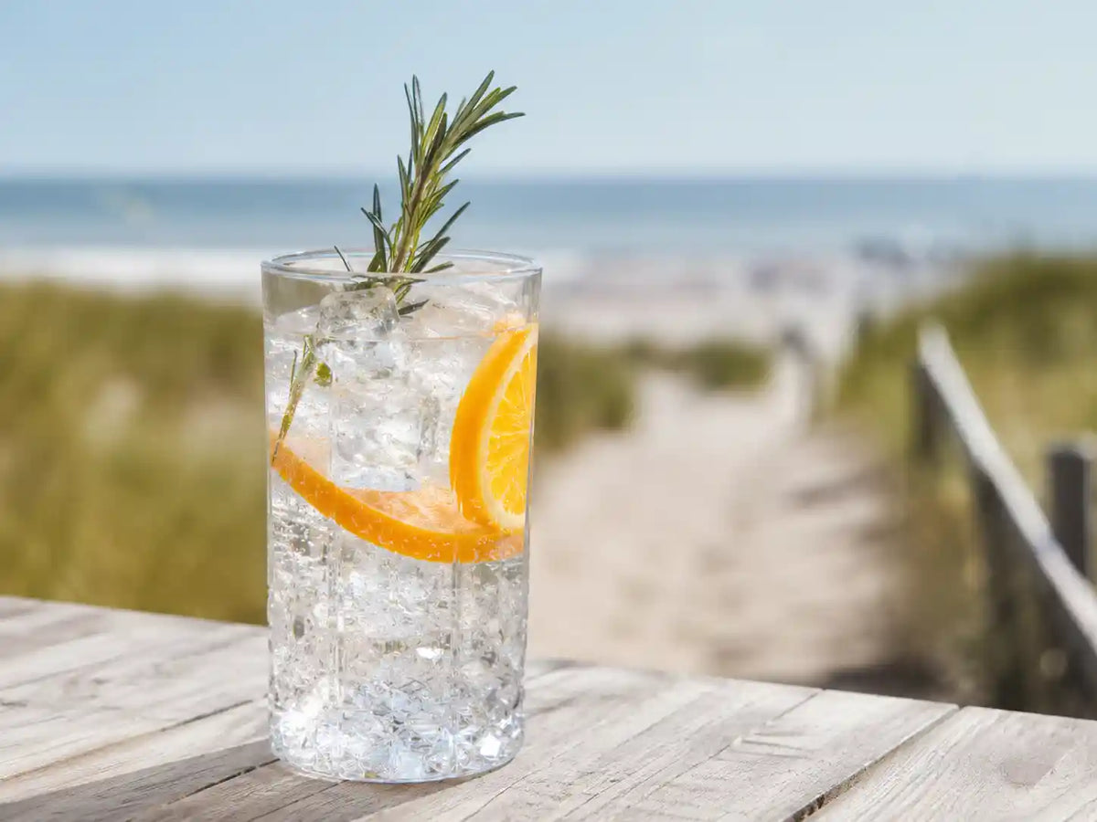 Gin Tonic mit Orange